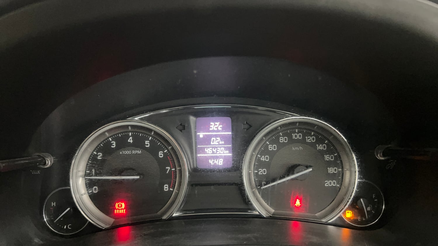 Used 2017 Maruti Suzuki Ciaz Zeta 1.4 MT Petrol Manual interior CLUSTERMETER VIEW
