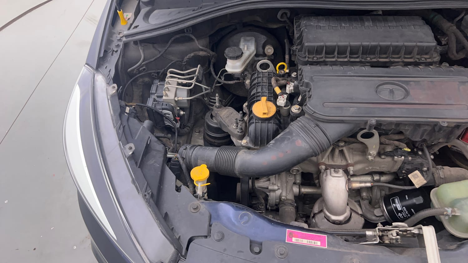 Used 2022 Tata Tigor XZ Plus Petrol Manual engine ENGINE RIGHT SIDE VIEW
