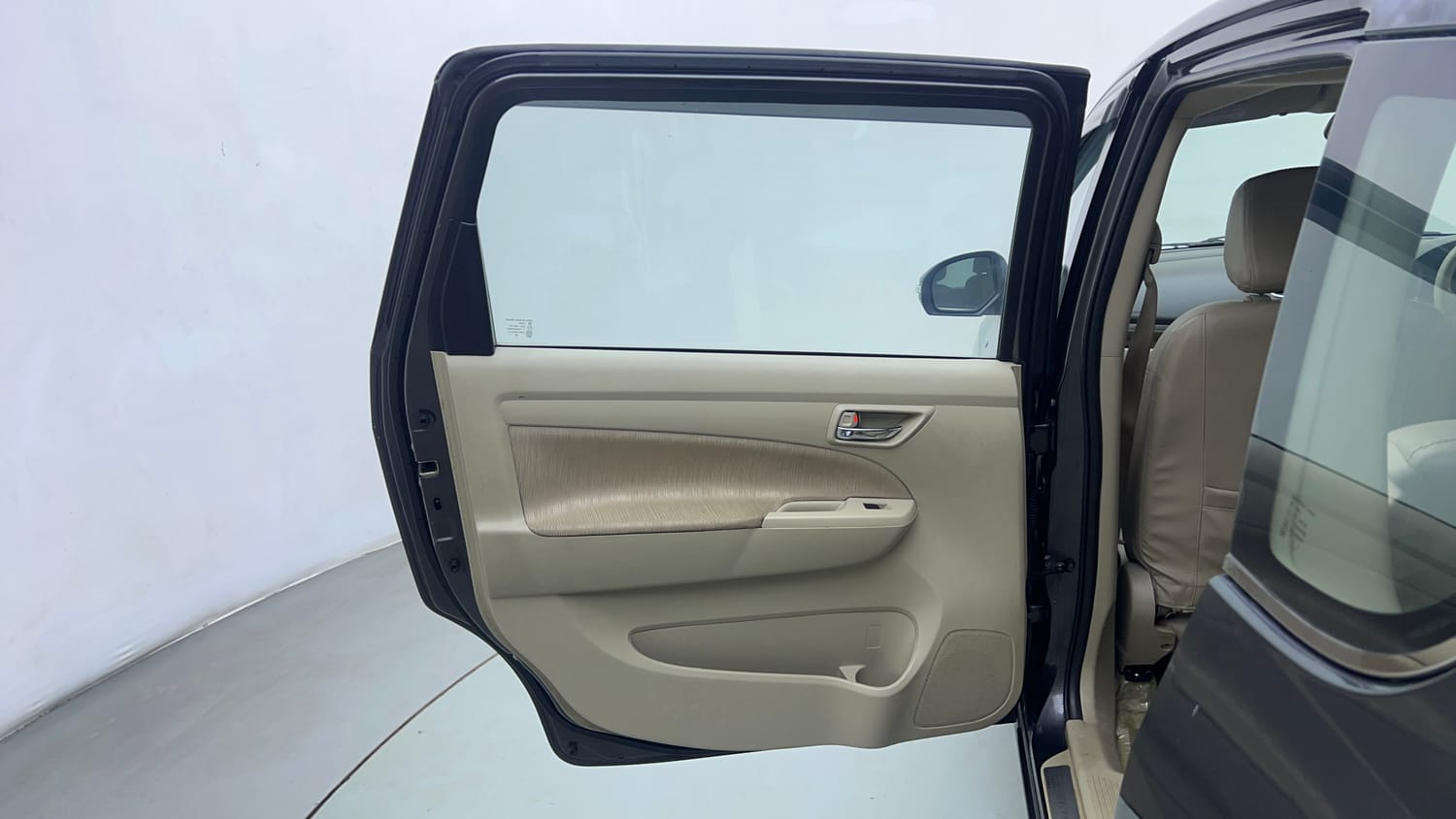 Used 2015 Maruti Suzuki Ertiga ZXi Petrol Manual interior LEFT REAR DOOR OPEN VIEW