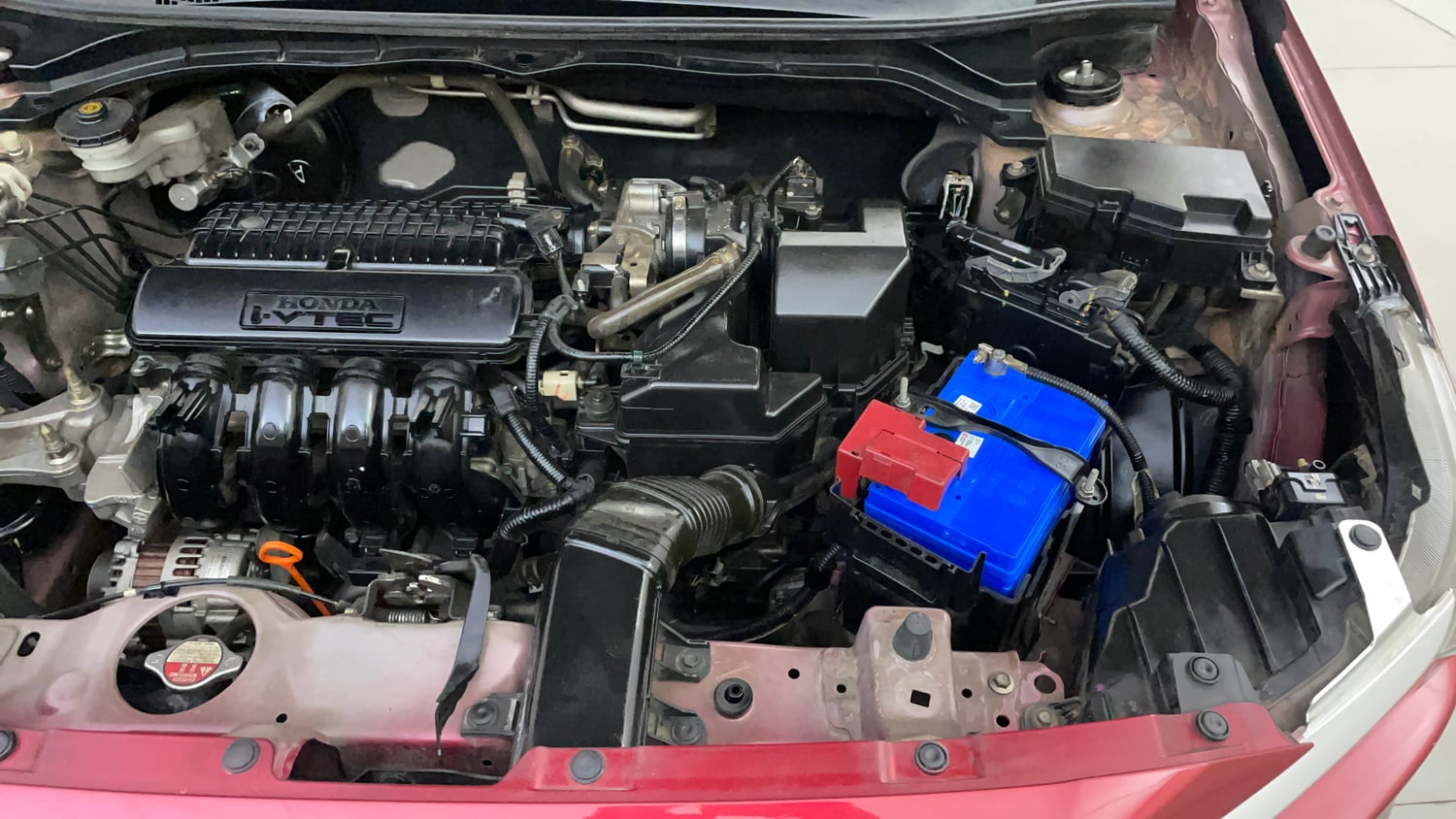 Used 2021 Honda Amaze 1.2 VX CVT Petrol Petrol Automatic engine ENGINE LEFT SIDE VIEW