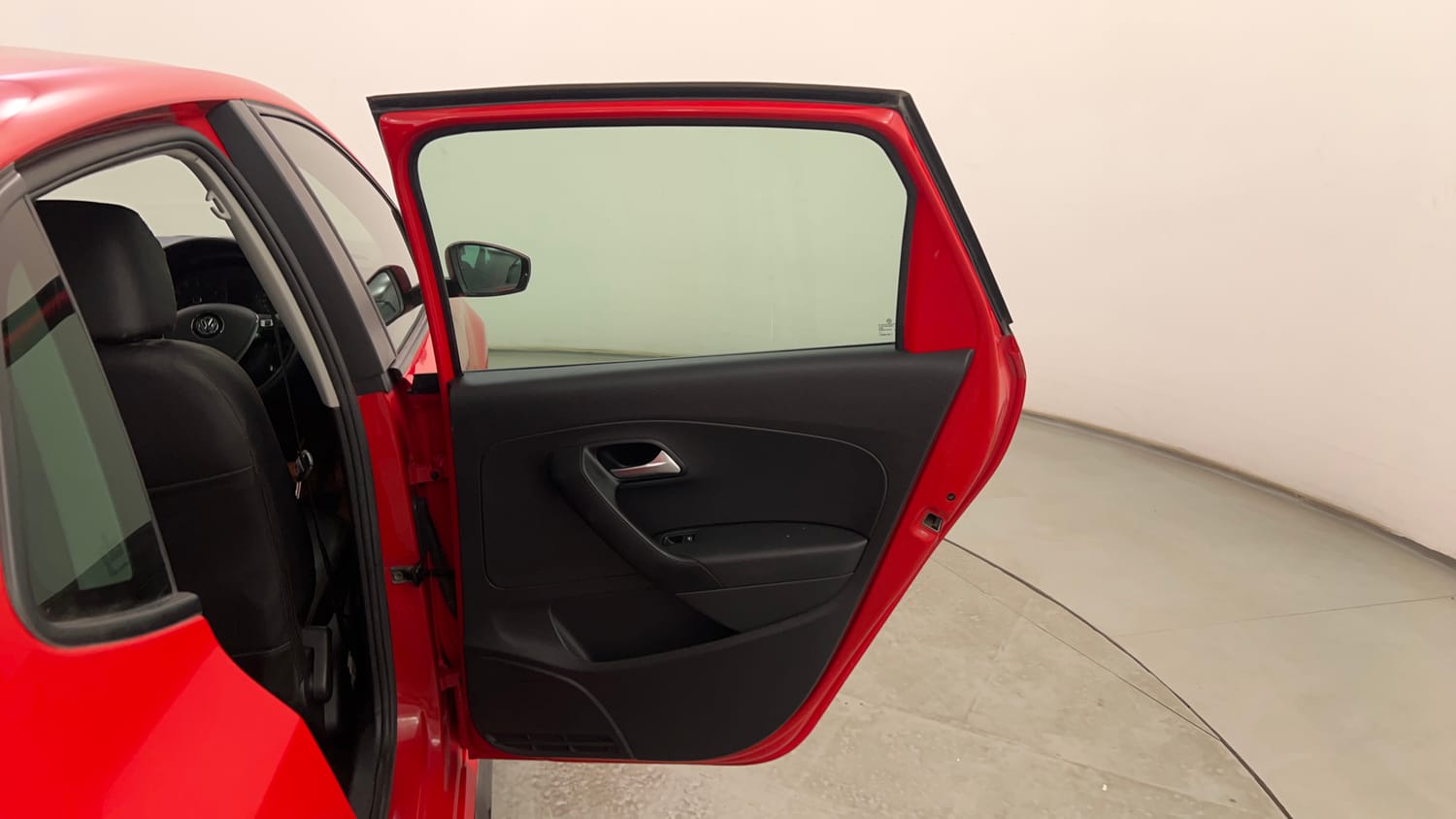 Used 2022 Volkswagen Polo Highline Plus 1.0L TSI Petrol Manual interior RIGHT REAR DOOR OPEN VIEW