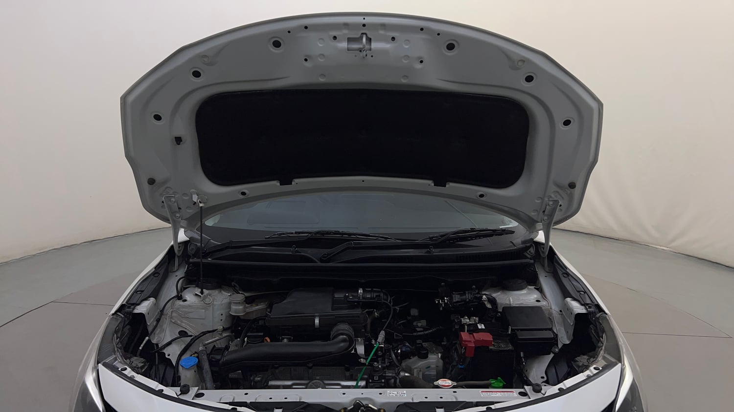 Used 2024 Maruti Suzuki Baleno Alpha AGS Petrol Automatic engine ENGINE & BONNET OPEN FRONT VIEW
