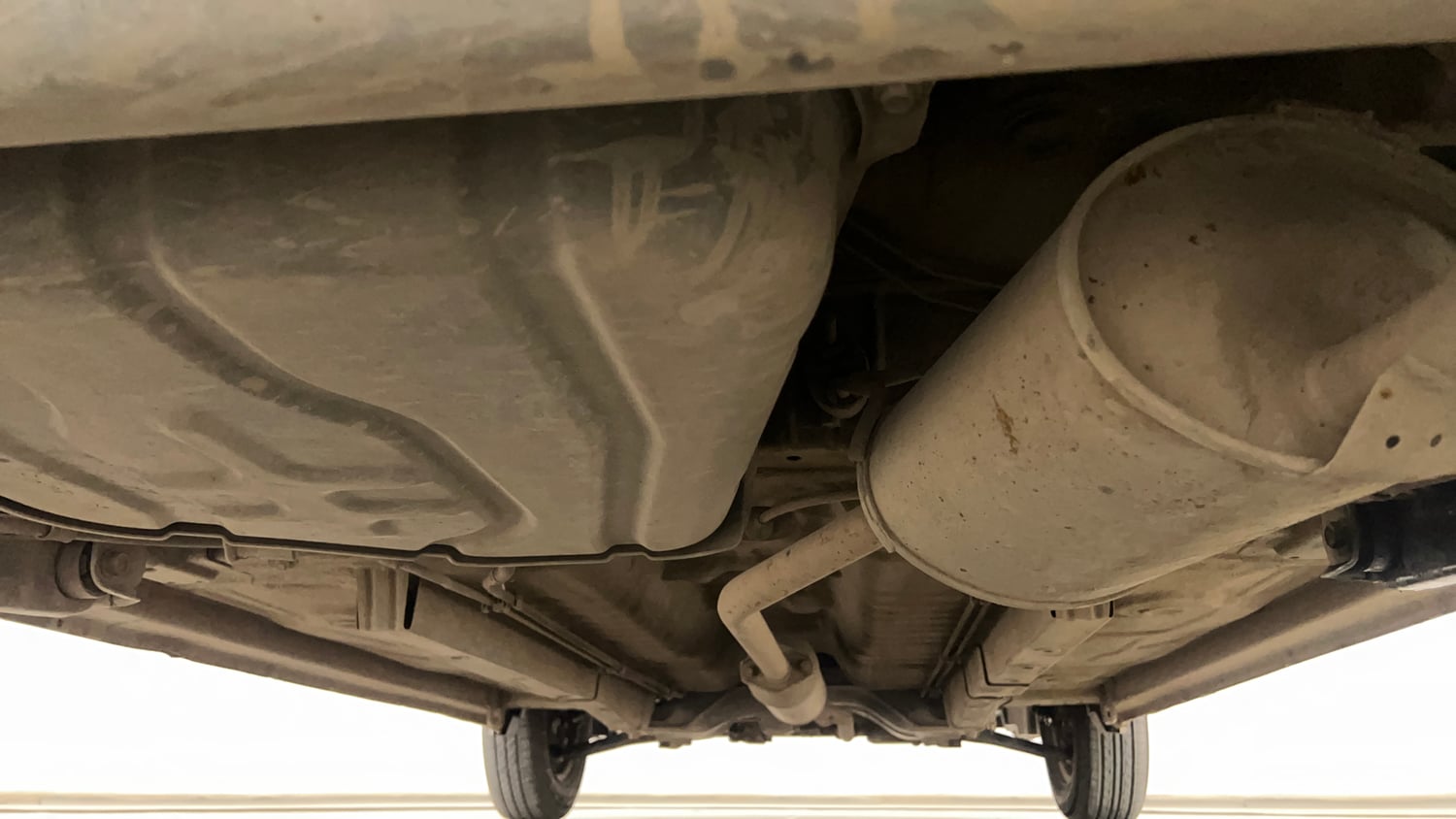 Used 2012 Maruti Suzuki Wagon R LXi Petrol Manual extra REAR UNDERBODY VIEW (TAKEN FROM REAR)