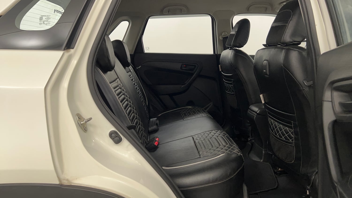 Used 2022 Maruti Suzuki Vitara Brezza VXi AT SHVS Petrol Automatic interior RIGHT SIDE REAR DOOR CABIN VIEW