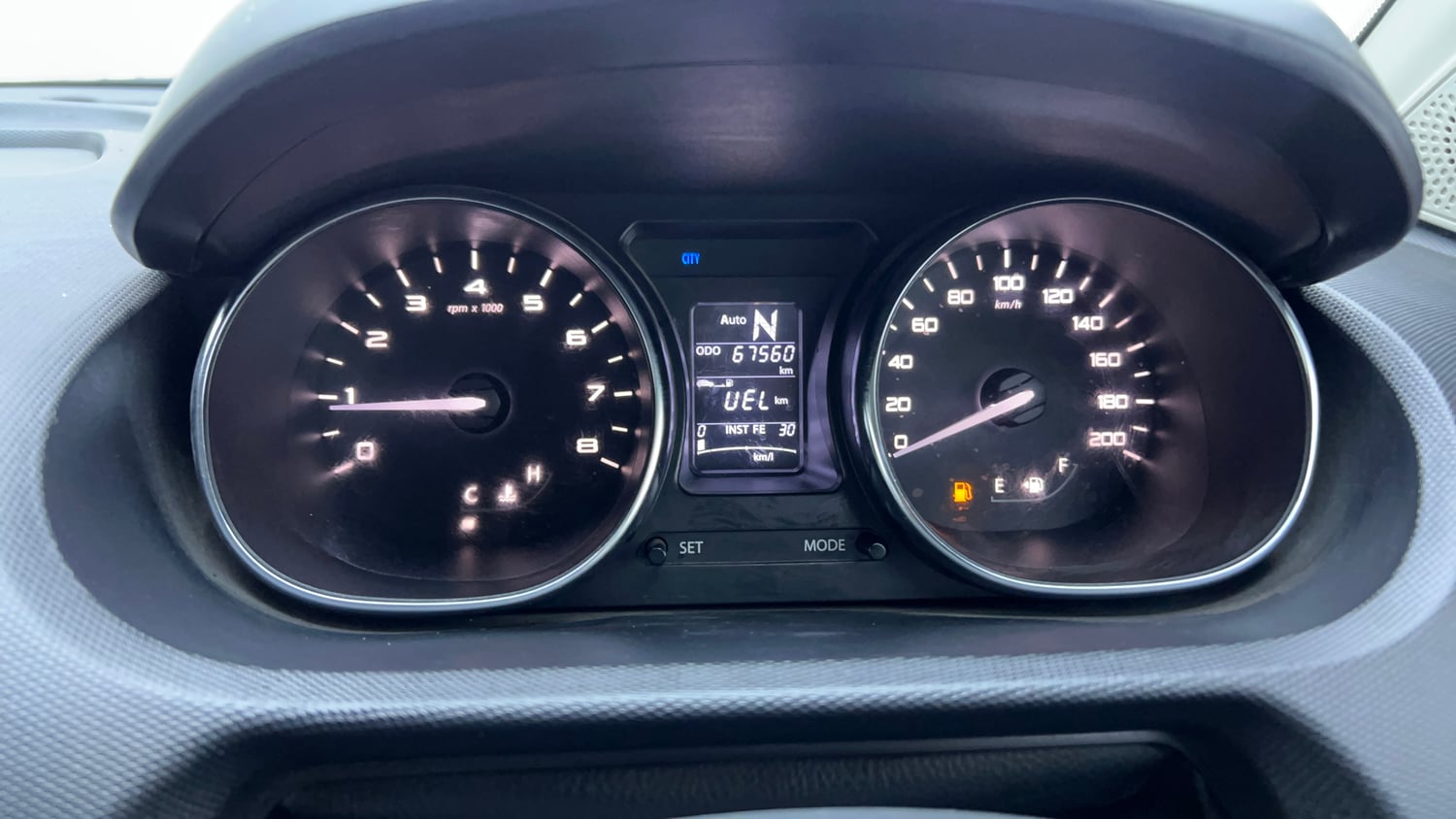 Used 2018 Tata Tigor Revotron XZA Petrol Automatic interior CLUSTERMETER VIEW
