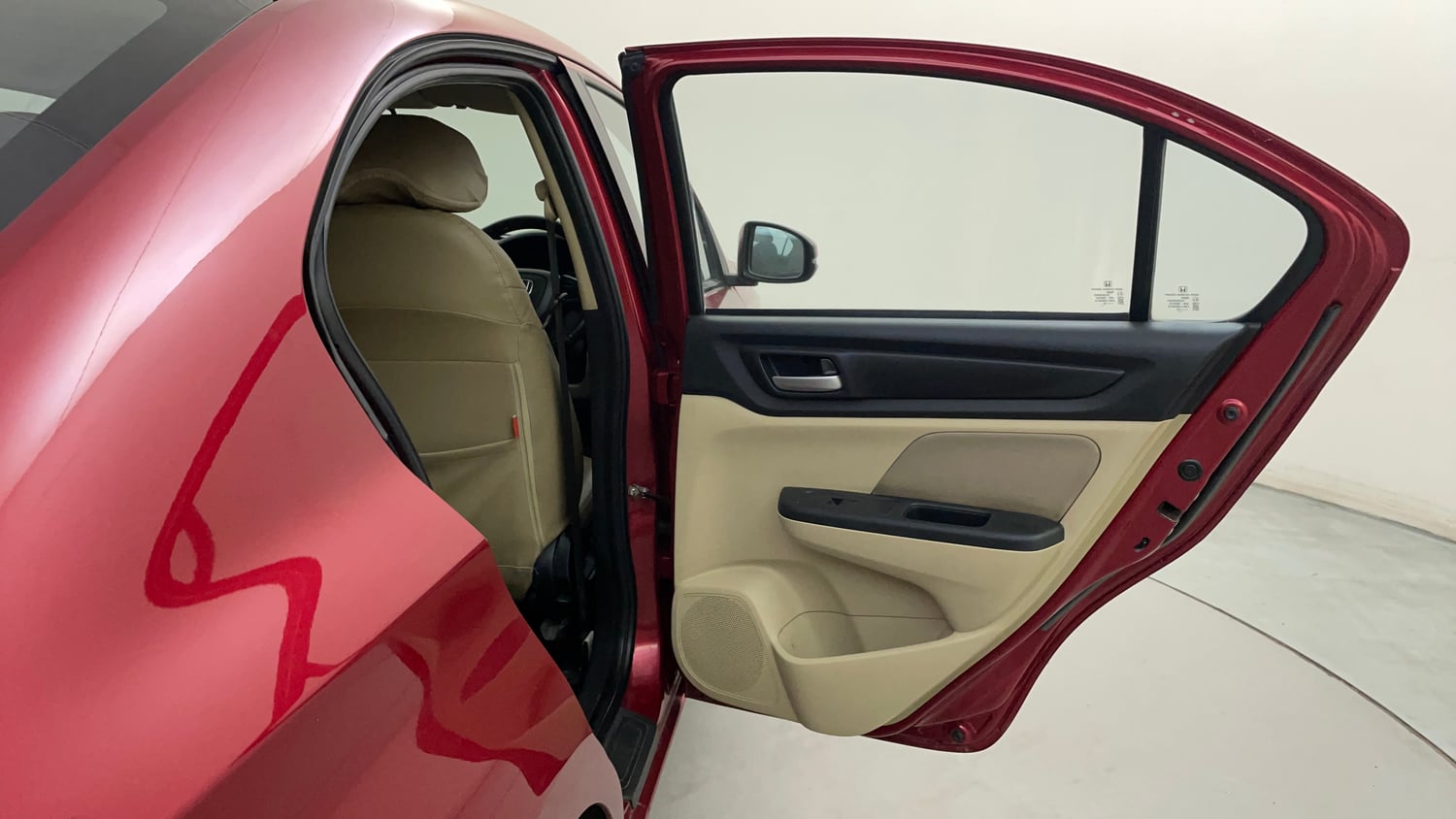 Used 2021 Honda Amaze 1.2 VX CVT Petrol Petrol Automatic interior RIGHT REAR DOOR OPEN VIEW
