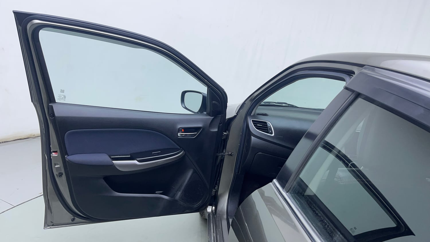 Used 2022 Maruti Suzuki Baleno Zeta Petrol Manual interior LEFT FRONT DOOR OPEN VIEW