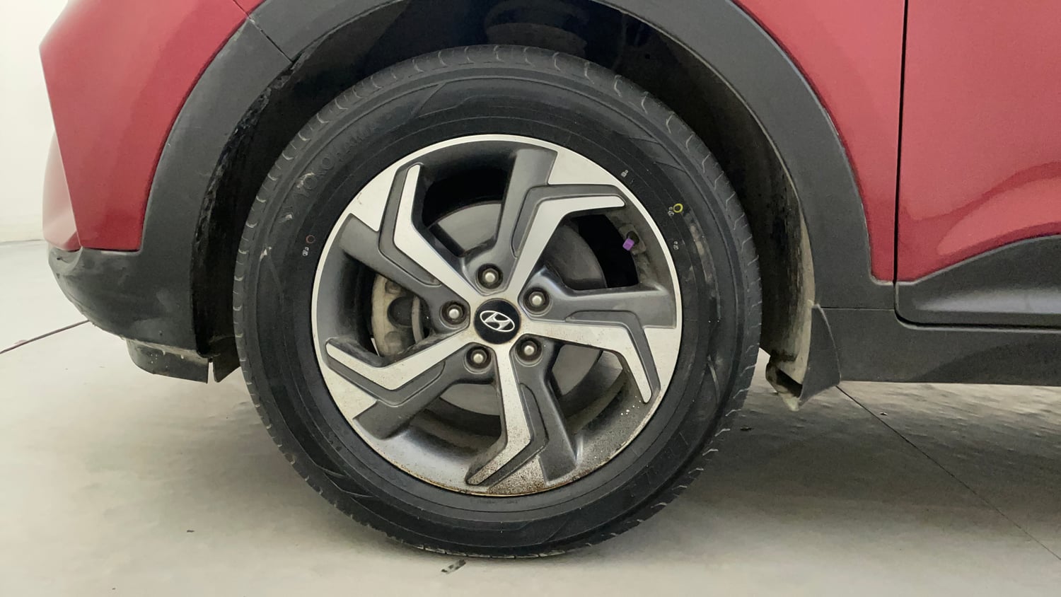Used 2018 Hyundai Creta SX 1.6 AT Petrol Petrol Automatic tyres LEFT FRONT TYRE RIM VIEW