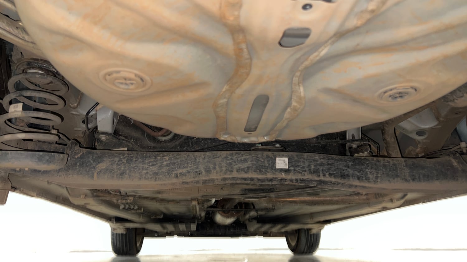 Used 2024 Maruti Suzuki Baleno Alpha AGS Petrol Automatic extra REAR UNDERBODY VIEW (TAKEN FROM REAR)