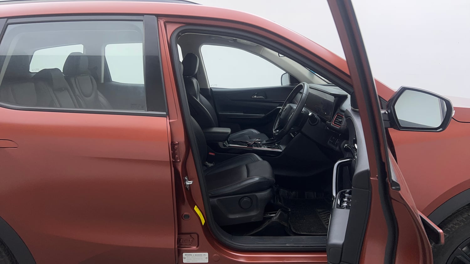 Used 2024 Mahindra XUV700 AX7 Luxury Pack Petrol 7 STR Blaze Editon AT Petrol Automatic interior RIGHT SIDE FRONT DOOR CABIN VIEW