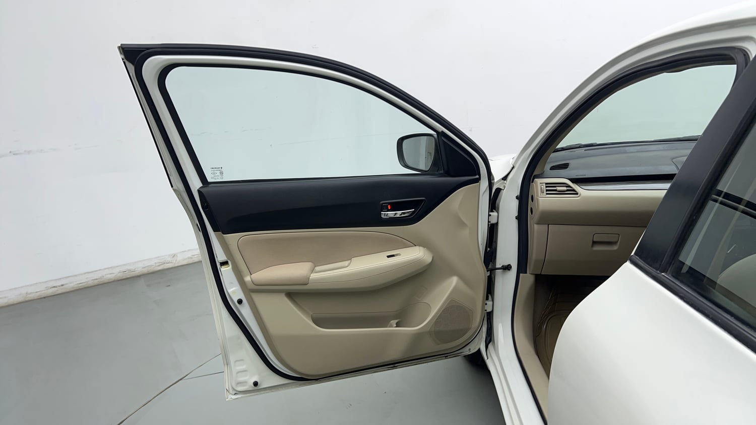 Used 2022 Maruti Suzuki Dzire VXi Petrol Manual interior LEFT FRONT DOOR OPEN VIEW