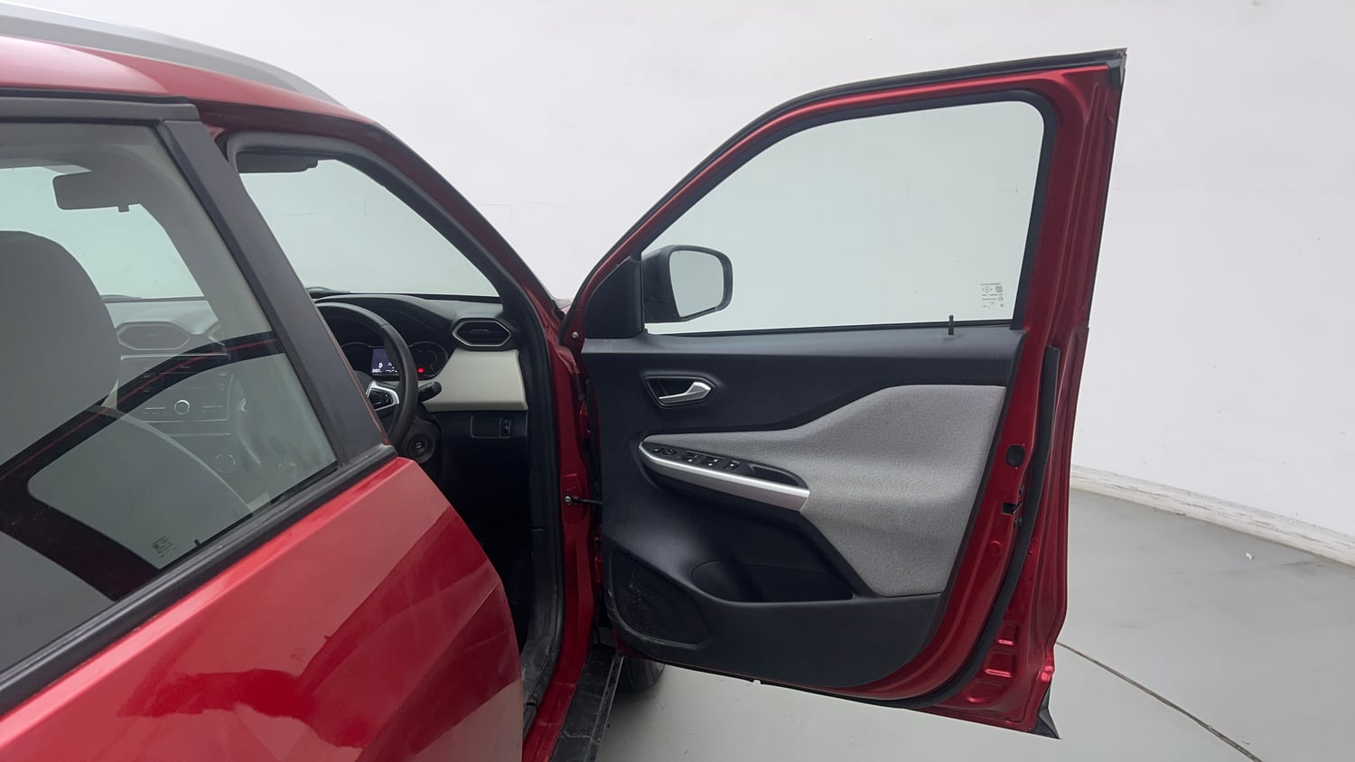 Used 2023 Nissan Magnite XL Petrol Manual interior RIGHT FRONT DOOR OPEN VIEW