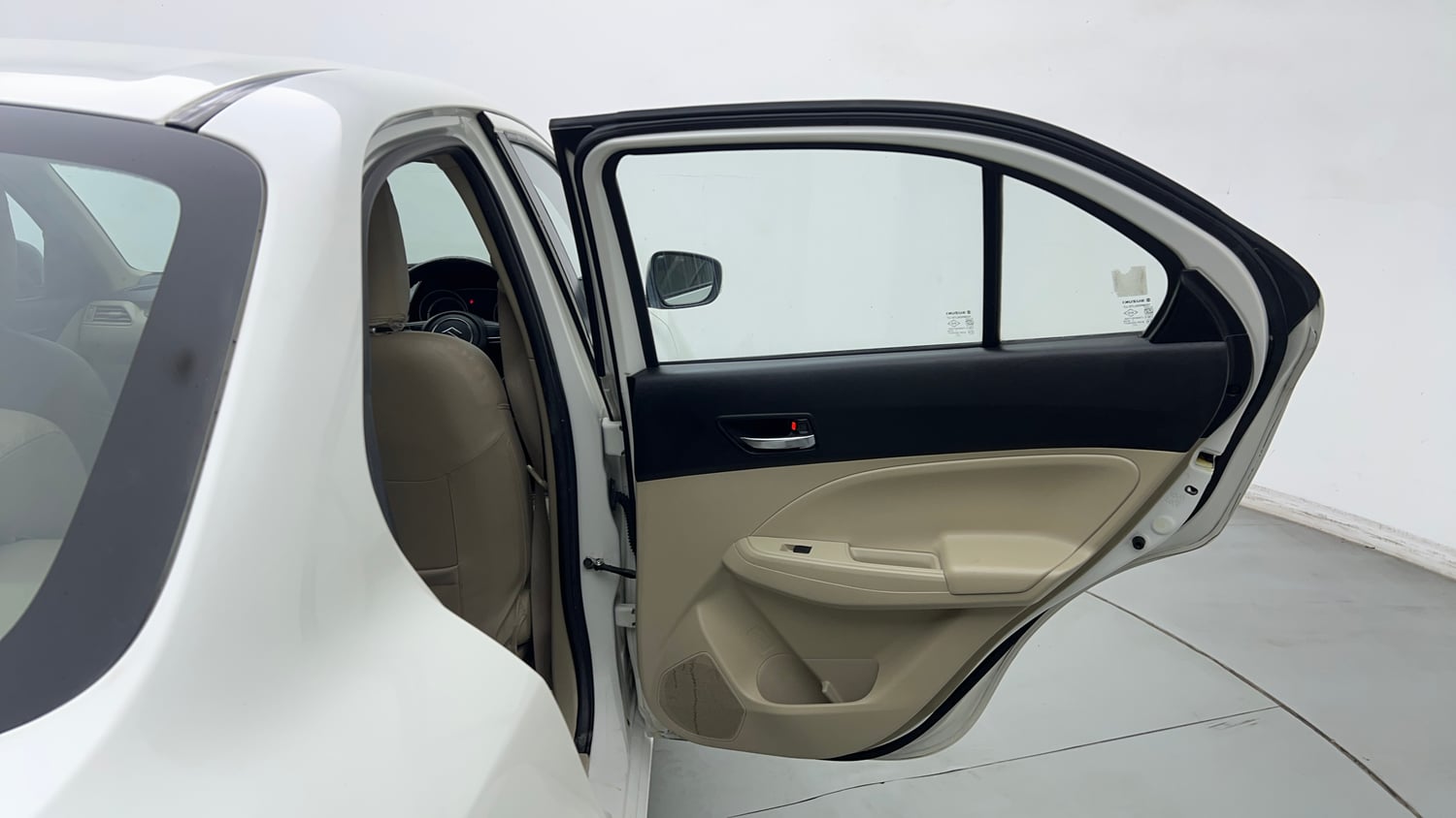 Used 2022 Maruti Suzuki Dzire VXi Petrol Manual interior RIGHT REAR DOOR OPEN VIEW