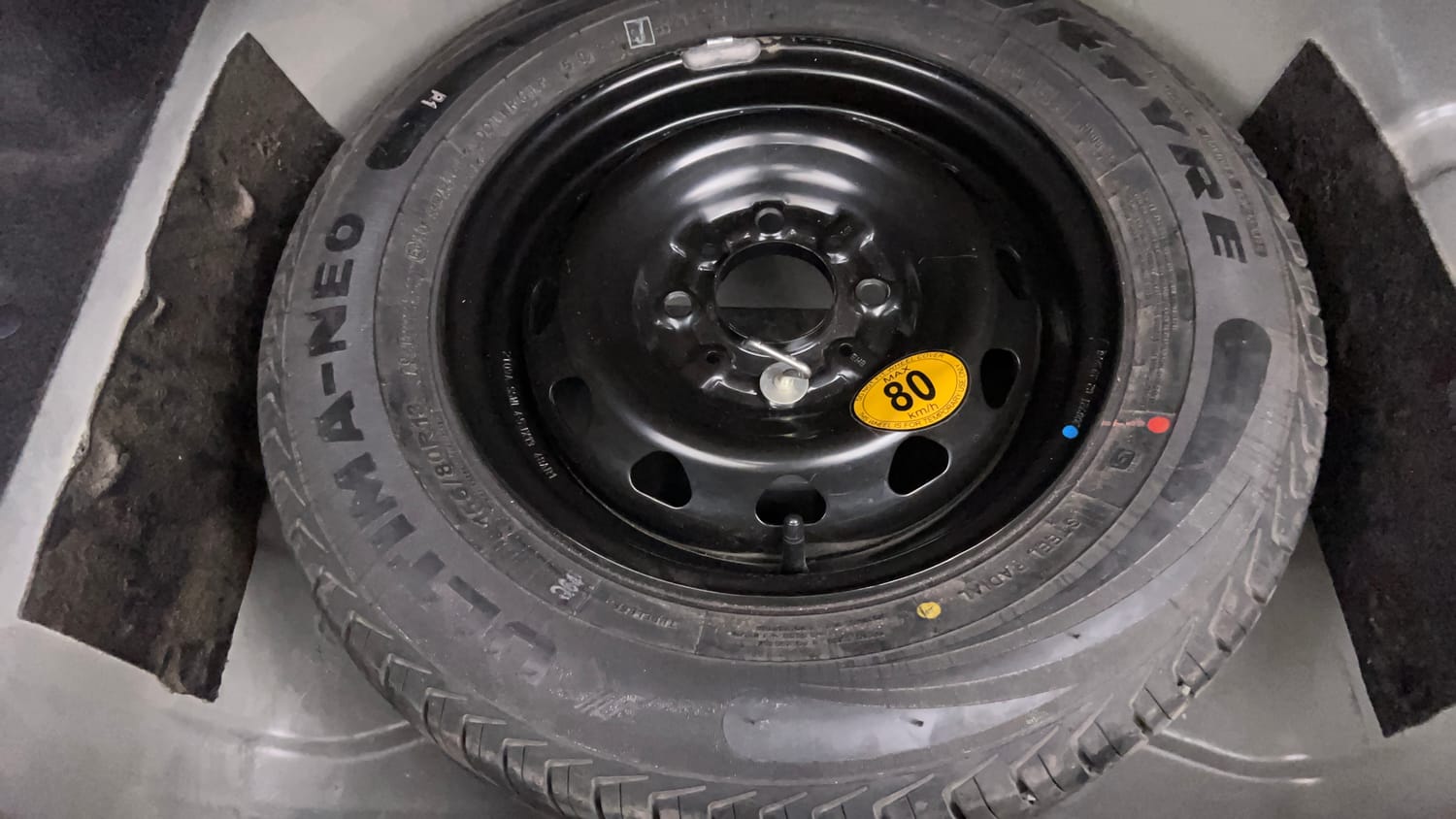 Used 2022 Tata Tigor XZ Plus Petrol Manual tyres SPARE TYRE VIEW