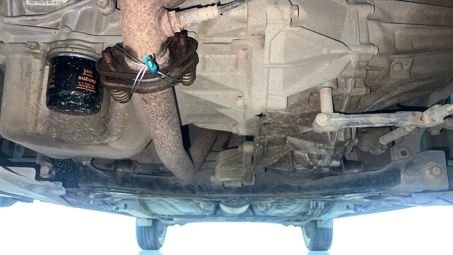 Used 2019 Maruti Suzuki Baleno Zeta Petrol Manual extra FRONT LEFT UNDERBODY VIEW