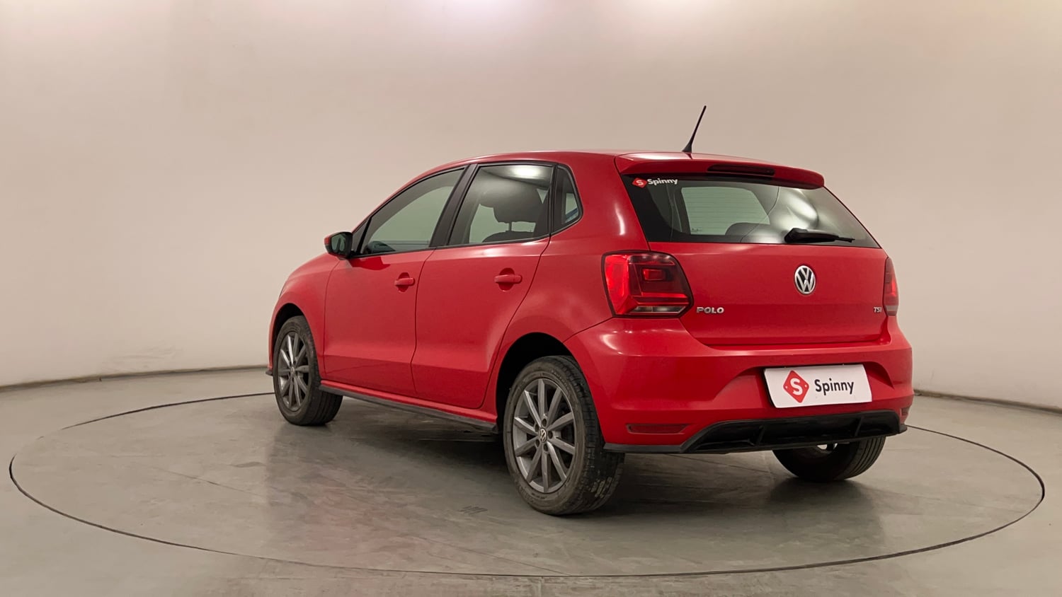 Used 2022 Volkswagen Polo Highline Plus 1.0L TSI Petrol Manual exterior LEFT REAR CORNER VIEW