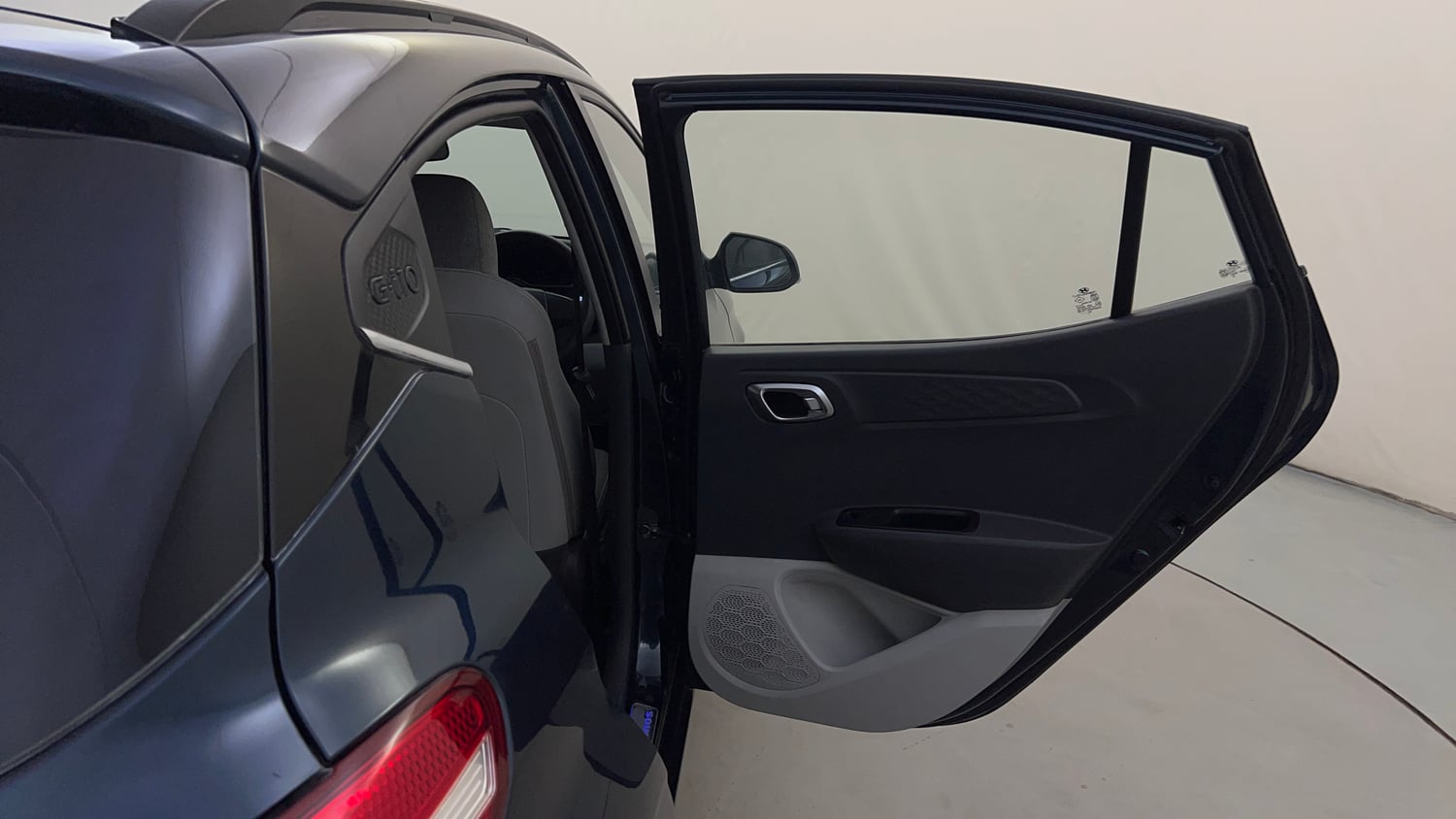Used 2021 Hyundai Grand i10 Nios Sportz 1.2 Kappa VTVT Petrol Manual interior RIGHT REAR DOOR OPEN VIEW