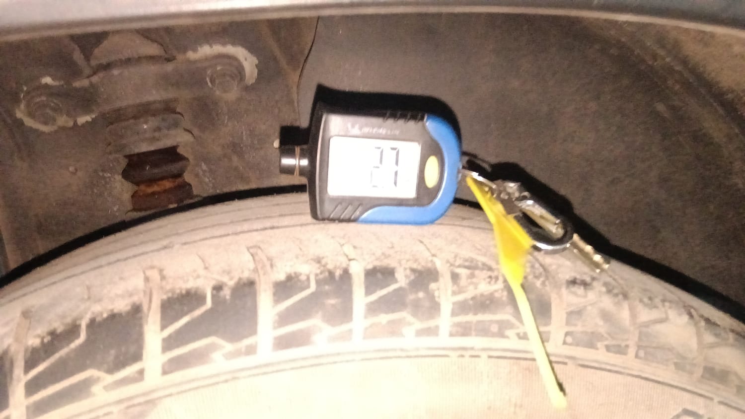 Used 2021 Kia Seltos HTX 1.5 Petrol Manual tyres RIGHT FRONT TYRE TREAD VIEW