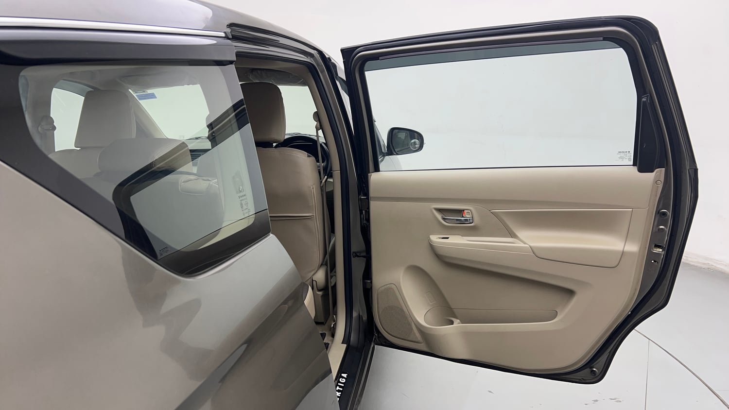 Used 2020 Maruti Suzuki New Ertiga VXi Petrol Manual interior RIGHT REAR DOOR OPEN VIEW