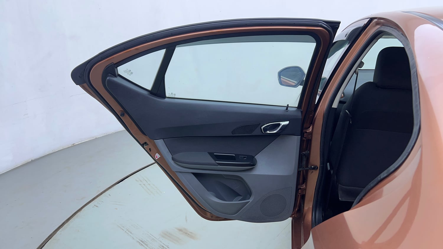 Used 2018 Tata Tigor Revotron XZA Petrol Automatic interior LEFT REAR DOOR OPEN VIEW