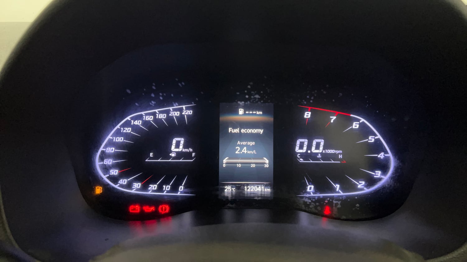 Used 2021 Hyundai Verna SX (O)1.5 MPi Petrol+ CNG (Outside Fitted) Cng Manual interior CLUSTERMETER VIEW