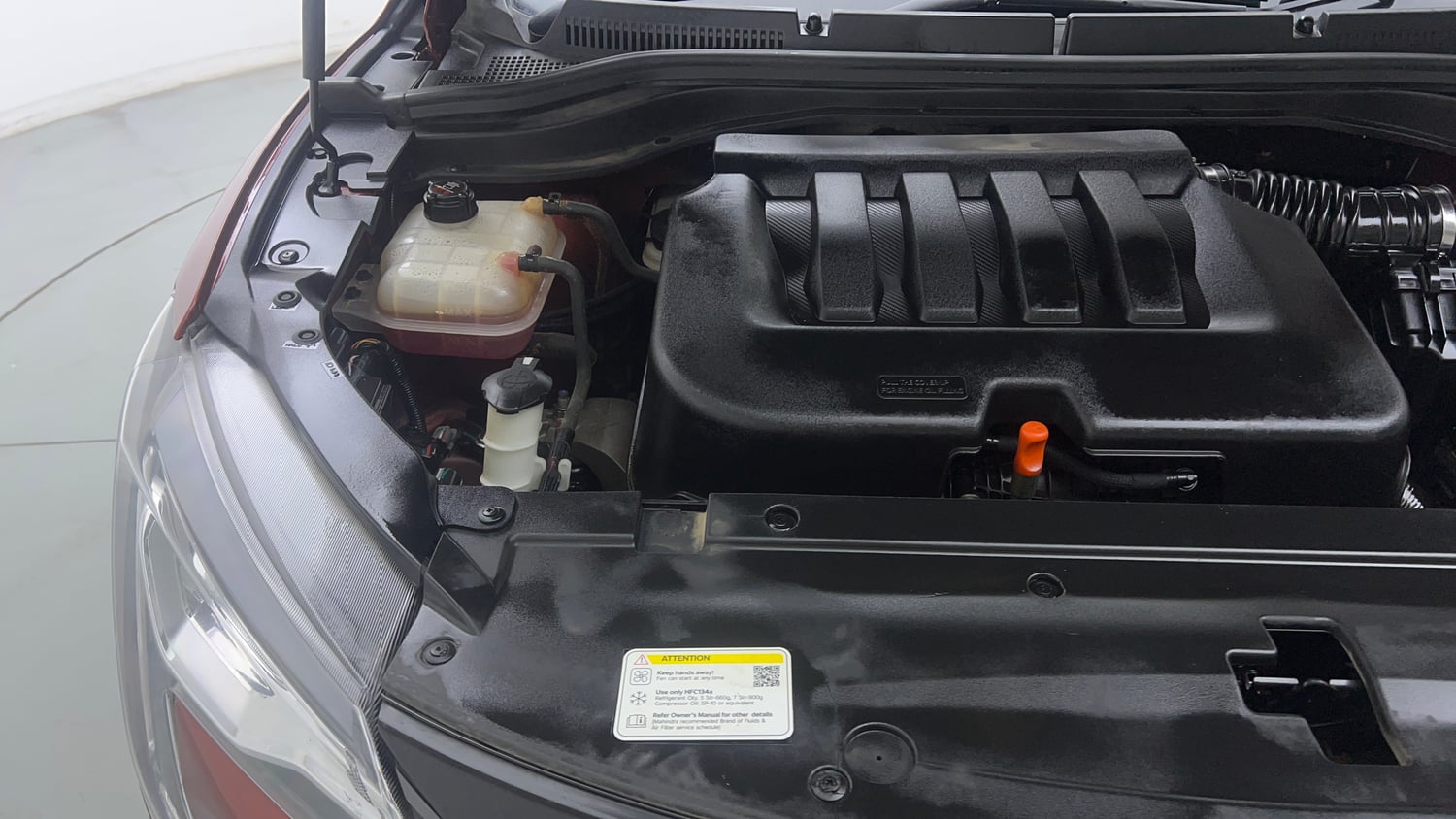 Used 2024 Mahindra XUV700 AX7 Luxury Pack Petrol 7 STR Blaze Editon AT Petrol Automatic engine ENGINE RIGHT SIDE VIEW
