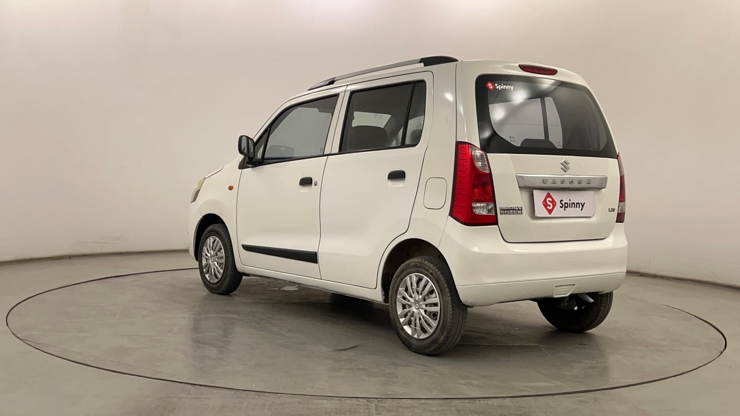 Used 2012 Maruti Suzuki Wagon R LXi Petrol Manual exterior LEFT REAR CORNER VIEW