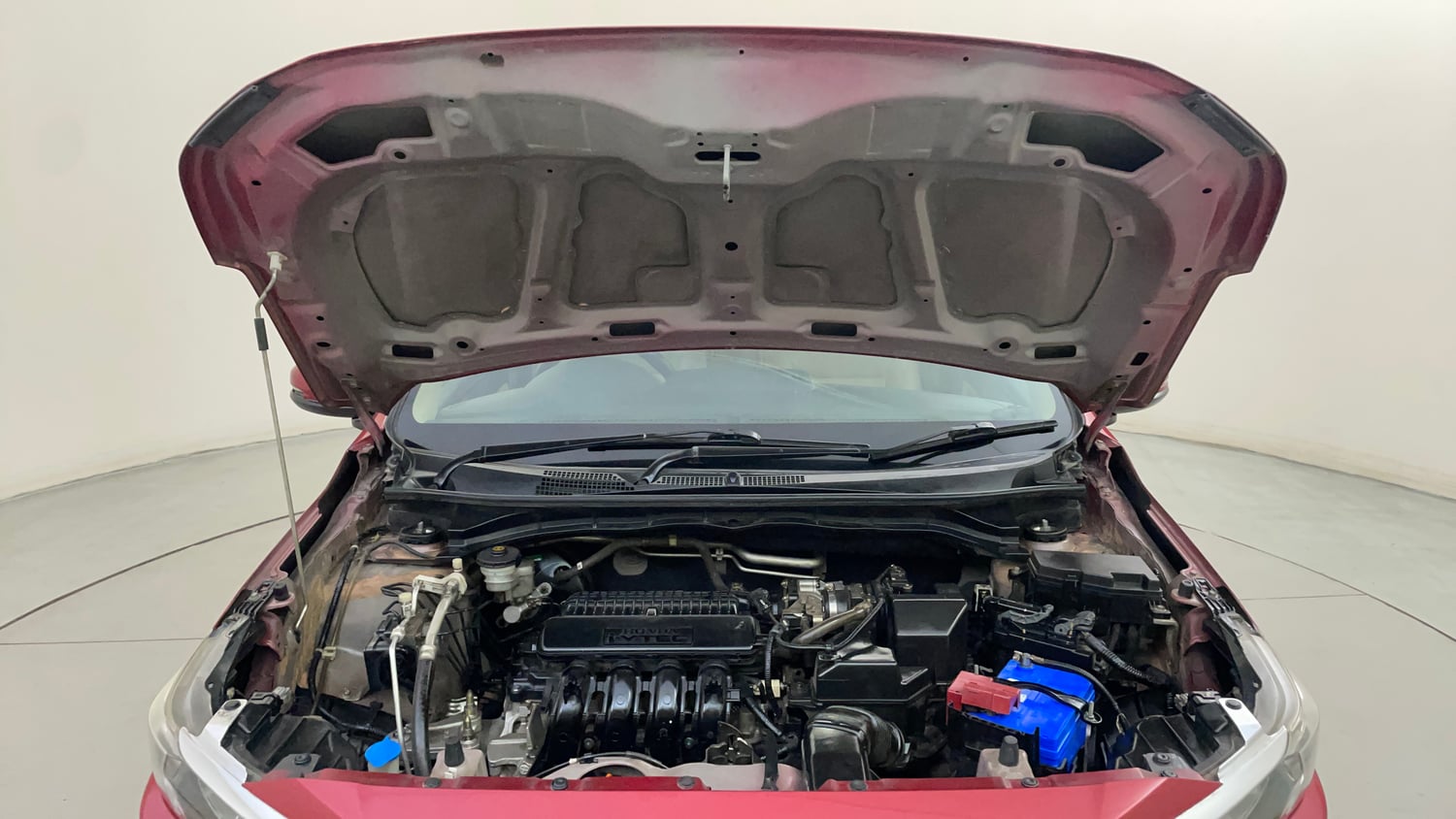 Used 2021 Honda Amaze 1.2 VX CVT Petrol Petrol Automatic engine ENGINE & BONNET OPEN FRONT VIEW