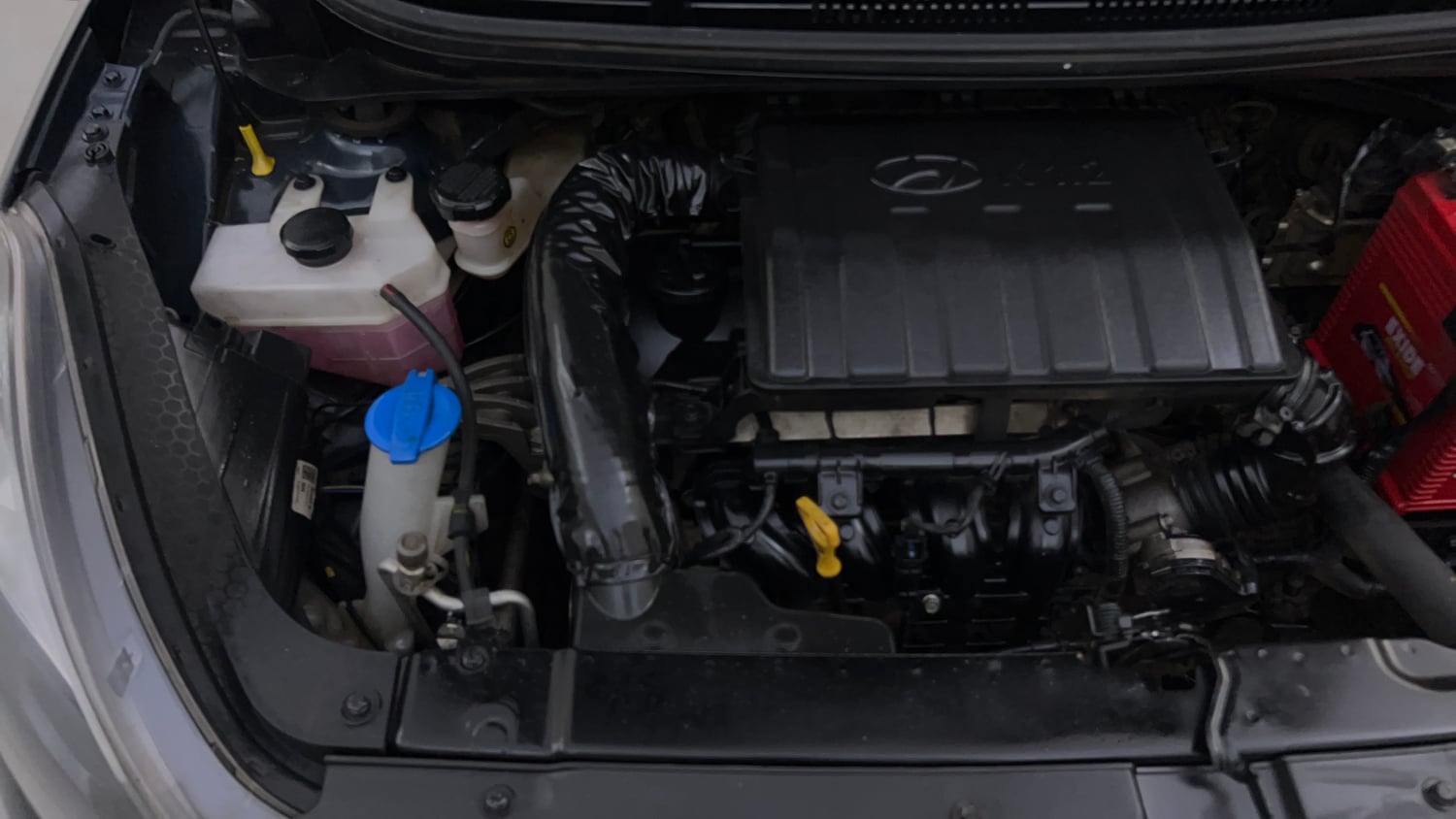Used 2021 Hyundai Grand i10 Nios Sportz 1.2 Kappa VTVT Petrol Manual engine ENGINE RIGHT SIDE VIEW
