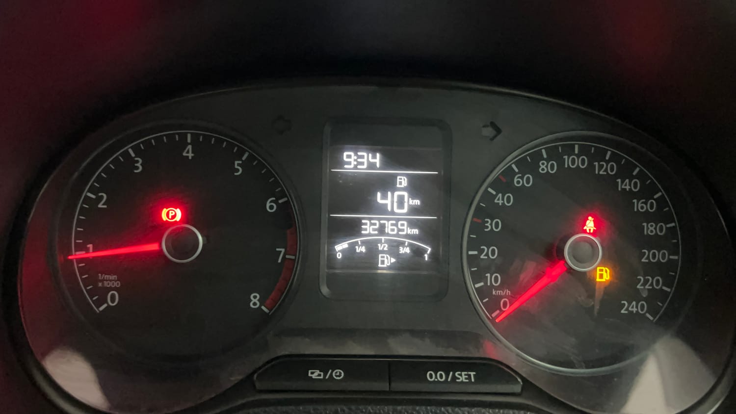 Used 2022 Volkswagen Polo Highline Plus 1.0L TSI Petrol Manual interior CLUSTERMETER VIEW