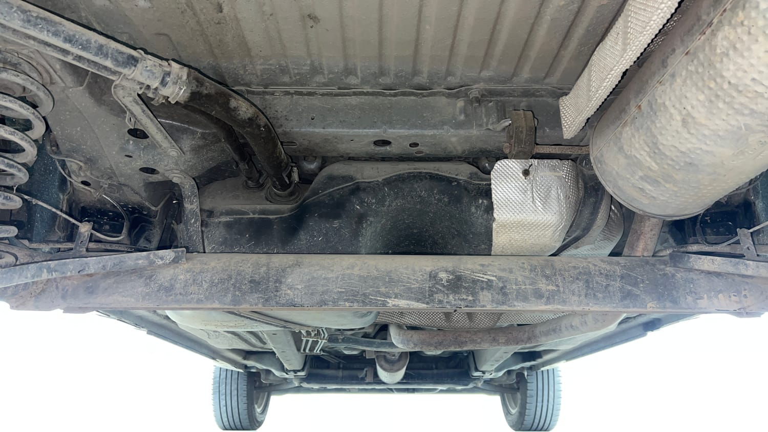 Used 2018 Ford EcoSport Titanium + 1.5L Ti-VCT AT Petrol Automatic extra REAR UNDERBODY VIEW (TAKEN FROM REAR)