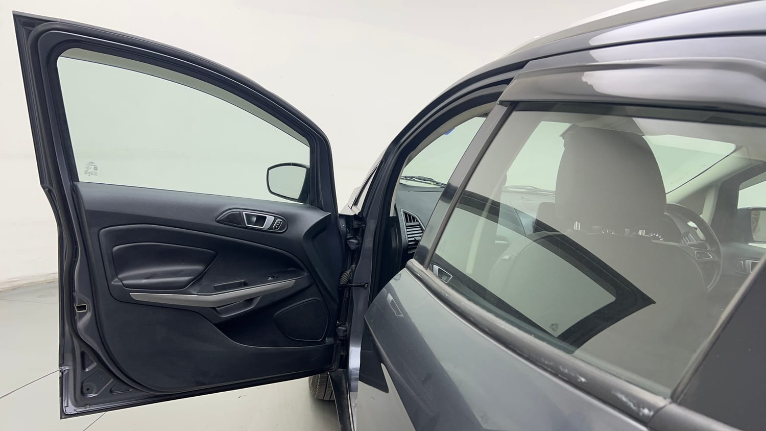 Used 2018 Ford EcoSport Titanium + 1.5L Ti-VCT AT Petrol Automatic interior LEFT FRONT DOOR OPEN VIEW