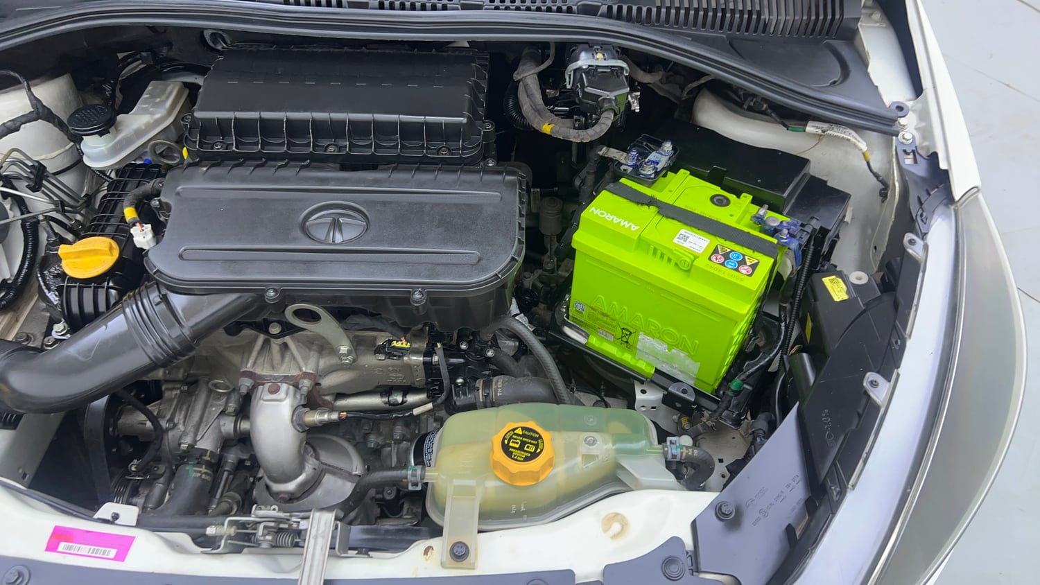 Used 2021 Tata Tiago XT Petrol Manual engine ENGINE LEFT SIDE VIEW
