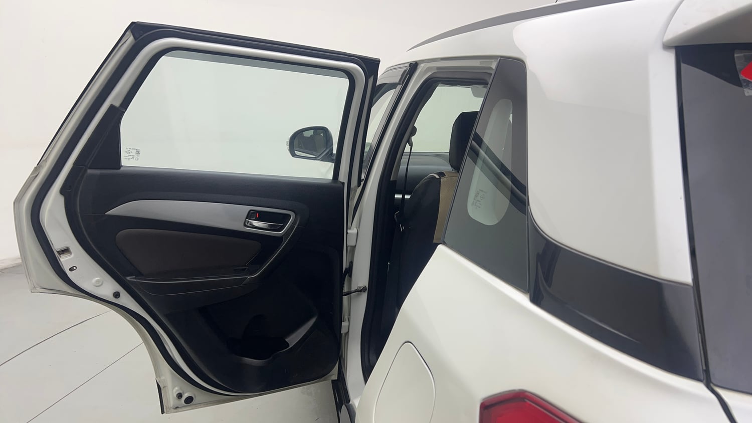 Used 2021 Toyota Urban Cruiser High Grade MT Petrol Manual interior LEFT REAR DOOR OPEN VIEW