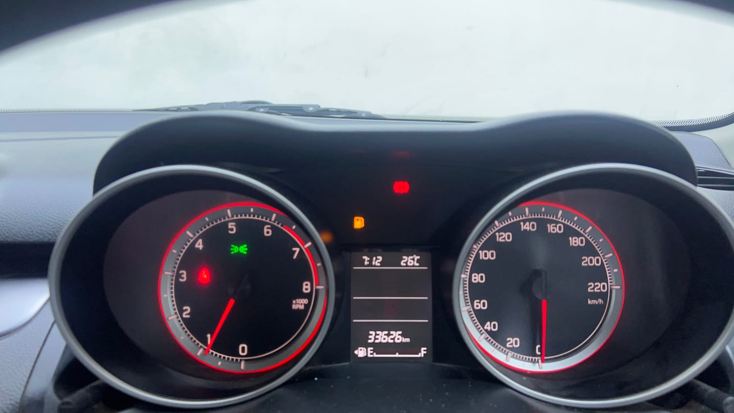 Used 2024 Maruti Suzuki Swift ZXi Petrol Manual interior CLUSTERMETER VIEW