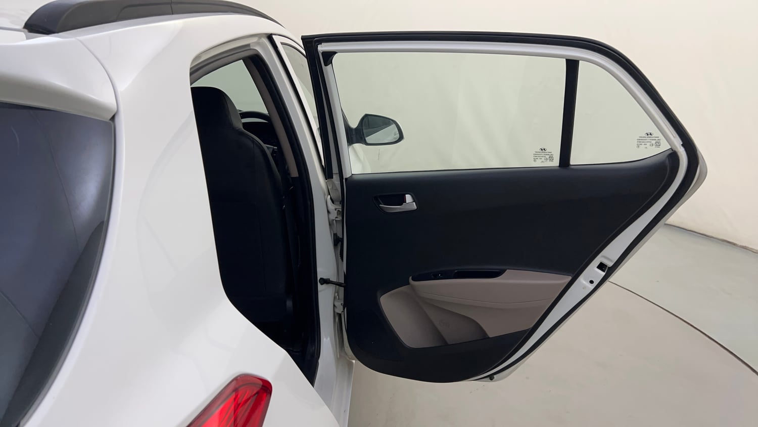 Used 2016 Hyundai Grand i10 Sportz 1.2 Kappa VTVT Petrol Manual interior RIGHT REAR DOOR OPEN VIEW
