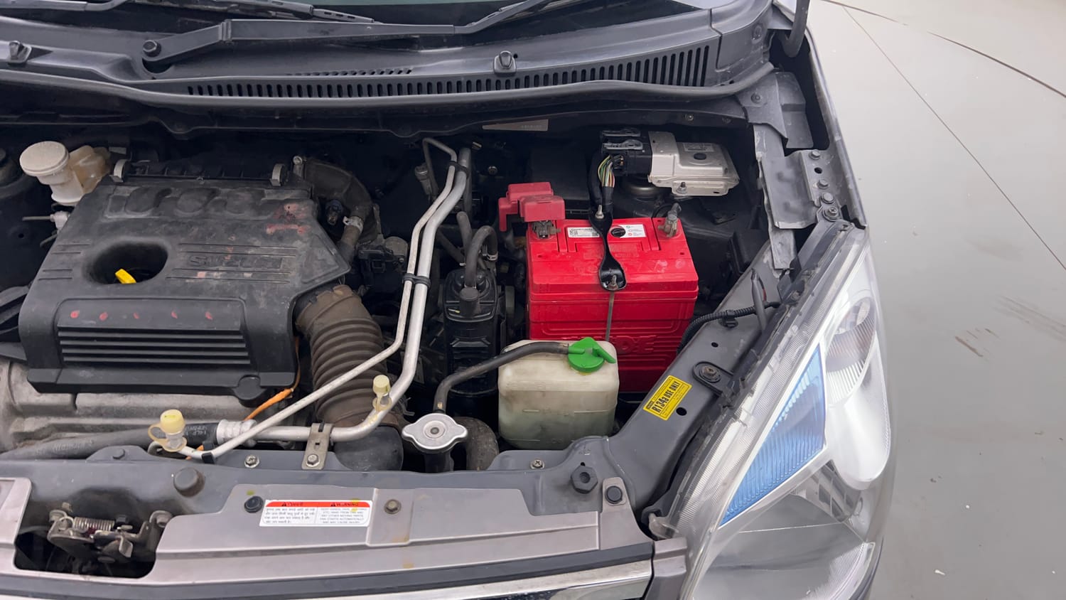 Used 2018 Maruti Suzuki Wagon R 1.0 VXI AMT Petrol Automatic engine ENGINE LEFT SIDE VIEW