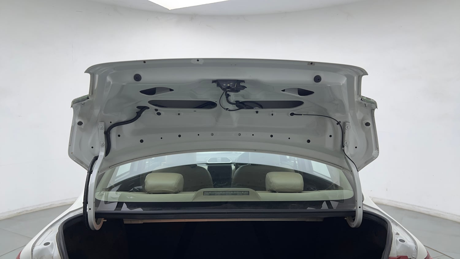 Used 2022 Maruti Suzuki Dzire VXi Petrol Manual interior DICKY DOOR OPEN VIEW