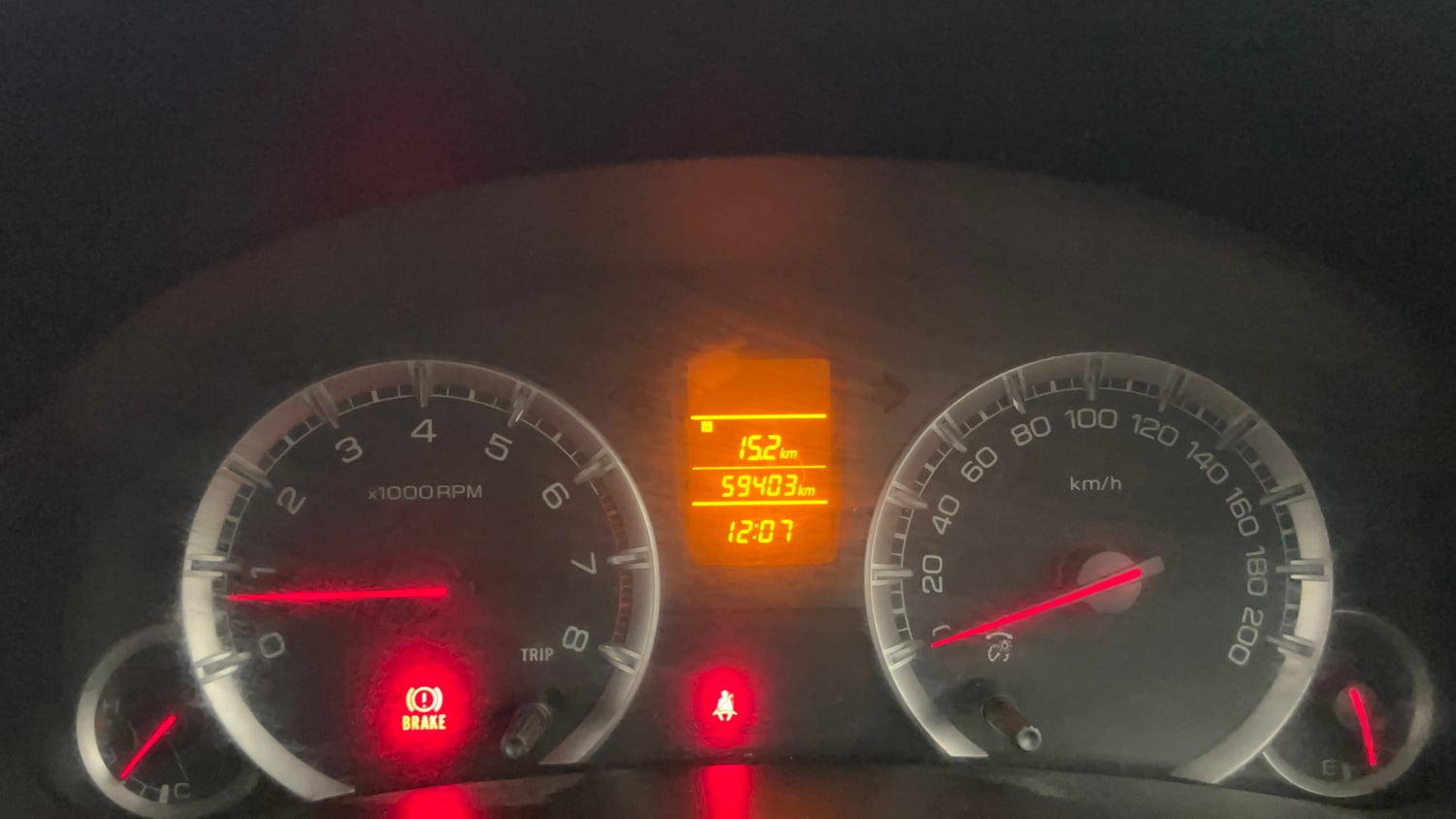 Used 2012 Maruti Suzuki Swift VXi Petrol Manual interior CLUSTERMETER VIEW
