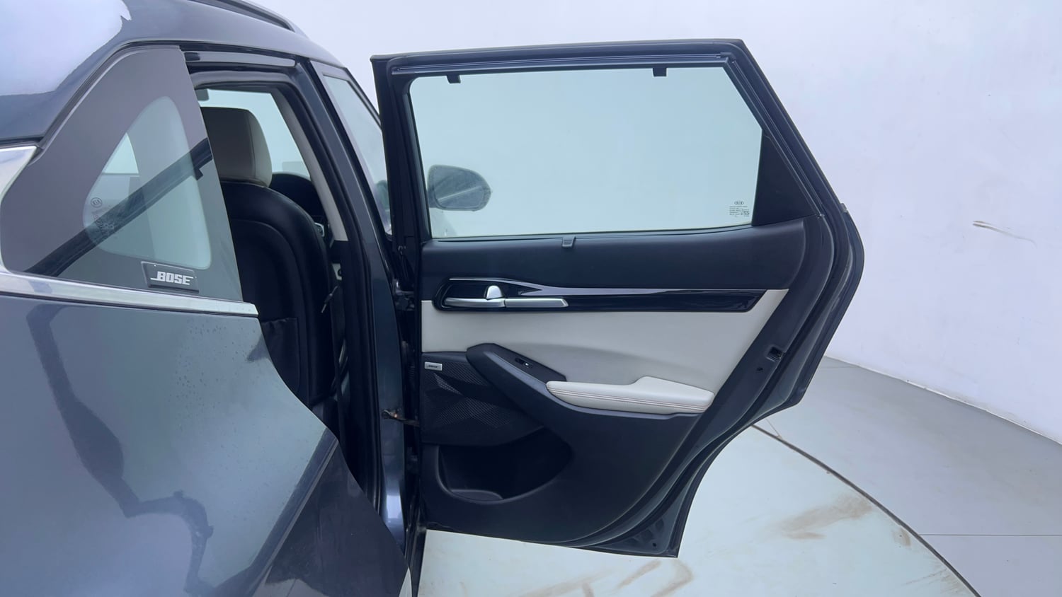 Used 2019 kia Seltos GTX Plus DCT 1.4 Petrol Automatic interior RIGHT REAR DOOR OPEN VIEW