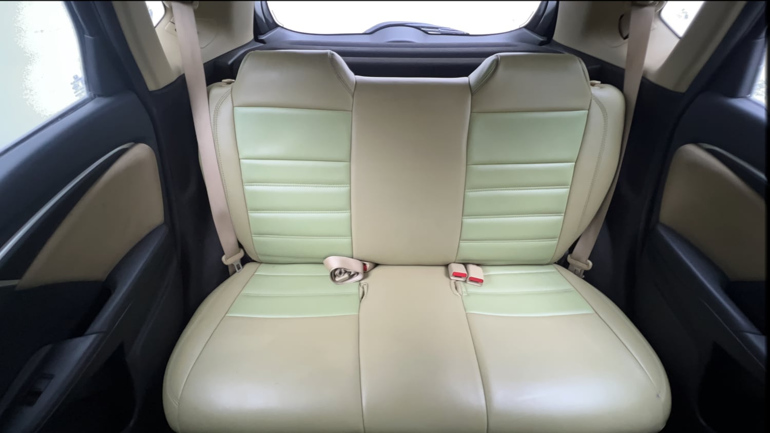 Used 2015 Honda Jazz V AT Petrol Petrol Automatic interior REAR SEAT CONDITION VIEW