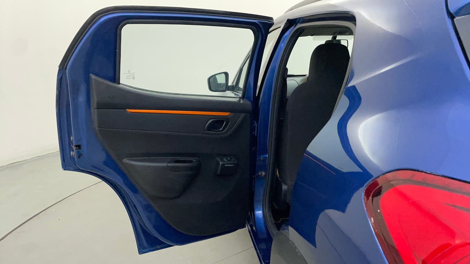 Used 2017 Renault Kwid CLIMBER 1.0 AMT Petrol Automatic interior LEFT REAR DOOR OPEN VIEW