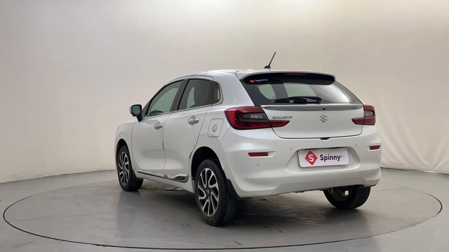 Used 2024 Maruti Suzuki Baleno Alpha AGS Petrol Automatic exterior LEFT REAR CORNER VIEW