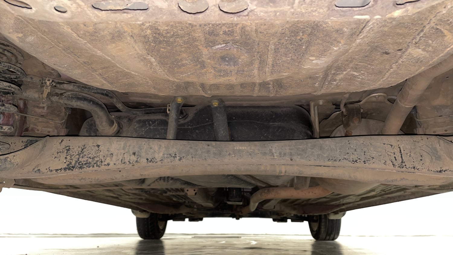 Used 2021 Honda Amaze 1.2 VX CVT Petrol Petrol Automatic extra REAR UNDERBODY VIEW (TAKEN FROM REAR)