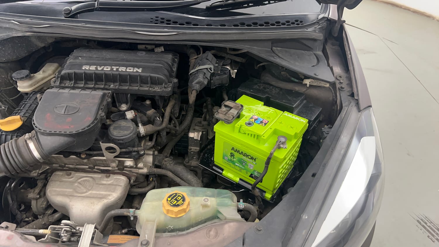 Used 2018 Tata Tigor Revotron XZA Petrol Automatic engine ENGINE LEFT SIDE VIEW