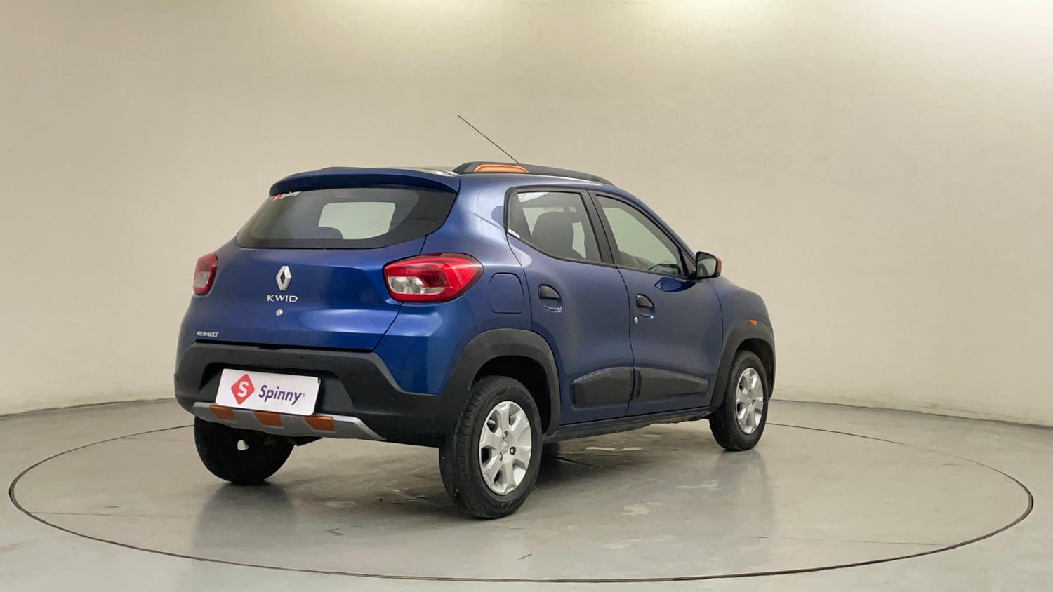 Used 2017 Renault Kwid CLIMBER 1.0 AMT Petrol Automatic exterior RIGHT REAR CORNER VIEW