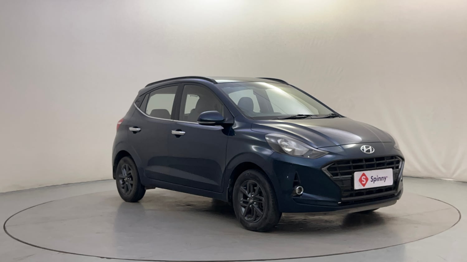 Used 2021 Hyundai Grand i10 Nios Sportz 1.2 Kappa VTVT Petrol Manual exterior RIGHT FRONT CORNER VIEW