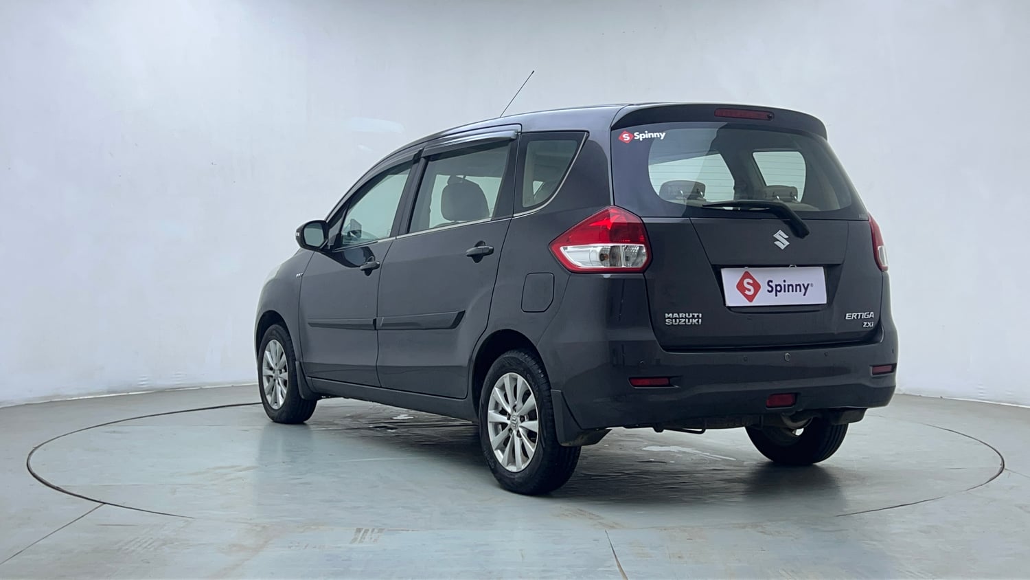 Used 2015 Maruti Suzuki Ertiga ZXi Petrol Manual exterior LEFT REAR CORNER VIEW
