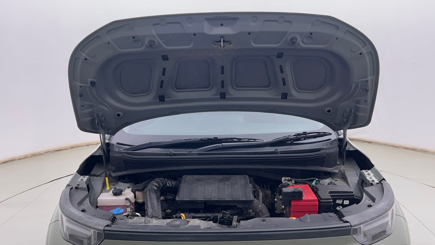 Used 2023 Hyundai Exter SX 1.2 MT Petrol Manual engine ENGINE & BONNET OPEN FRONT VIEW