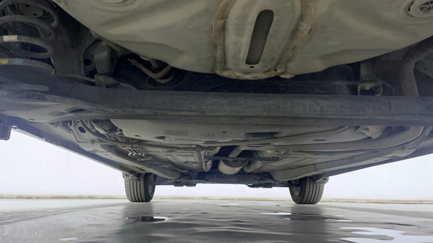 Used 2022 Maruti Suzuki Baleno Zeta Petrol Manual extra REAR UNDERBODY VIEW (TAKEN FROM REAR)